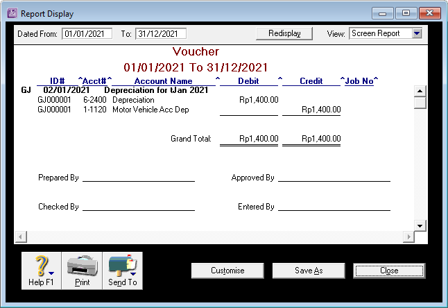 Voucher Jurnal Transaksi ABSS Premier