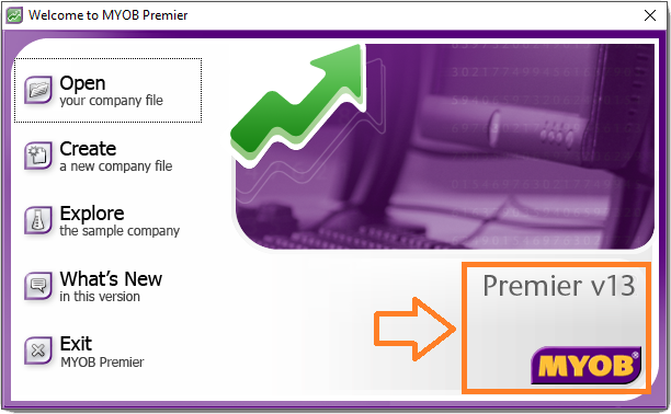 versi myob premier